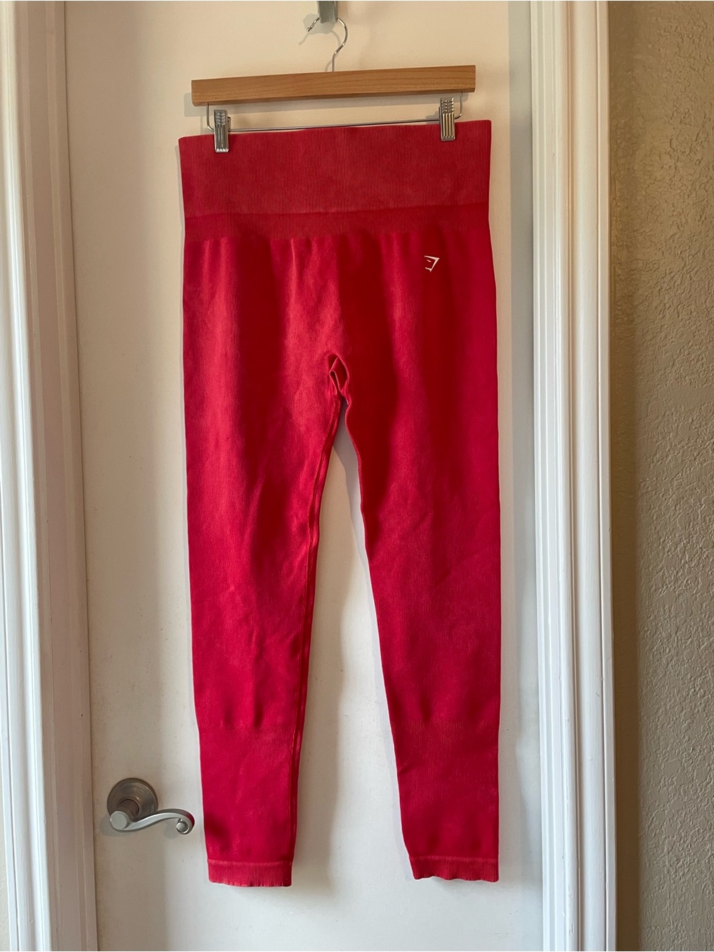 Gymshark Women’s Red High-Waist Leggings